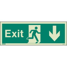 Exit sign down (120 x 340)