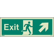 Exit sign up to the right (120 x 340)