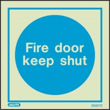 Fire door keep shut sign