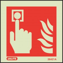 Fire alarm location sign