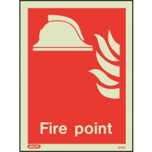 Fire point location sign 200 x 150
