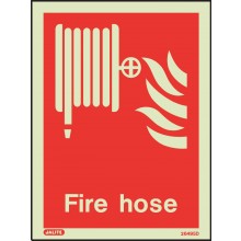 Fire hose location sign 300 x 200