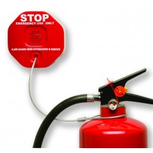 Extinguisher anti-theft alarm