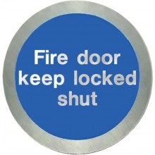 Stainless steel Fire door keep locked shut disc