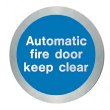 Stainless steel Automatic fire door keep clear disc