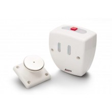 Agrippa Acoustic Battery Operated Door Holder - White Finish