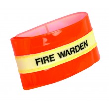 Photoluminescent fire warden arm band