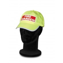 High visibility fire warden cap