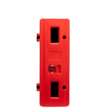 Large single extinguisher cabinet with key lock