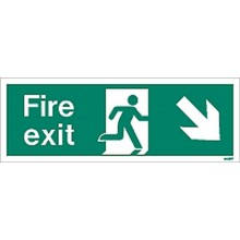 Fire exit sign down to the right